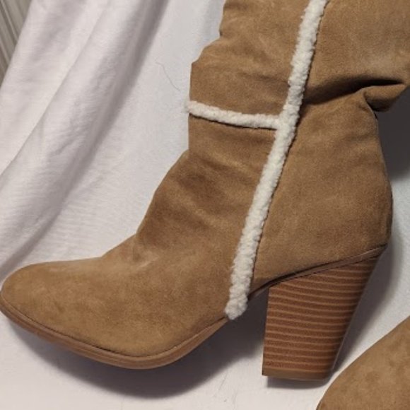 Tall Faux Suede Boot - Picture 1 of 5